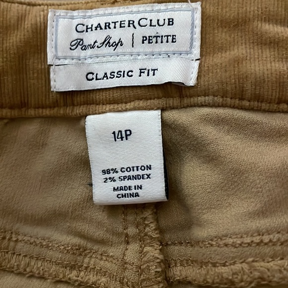 Golden tan corduroy jeans.  Great for fall! - Picture 3 of 4